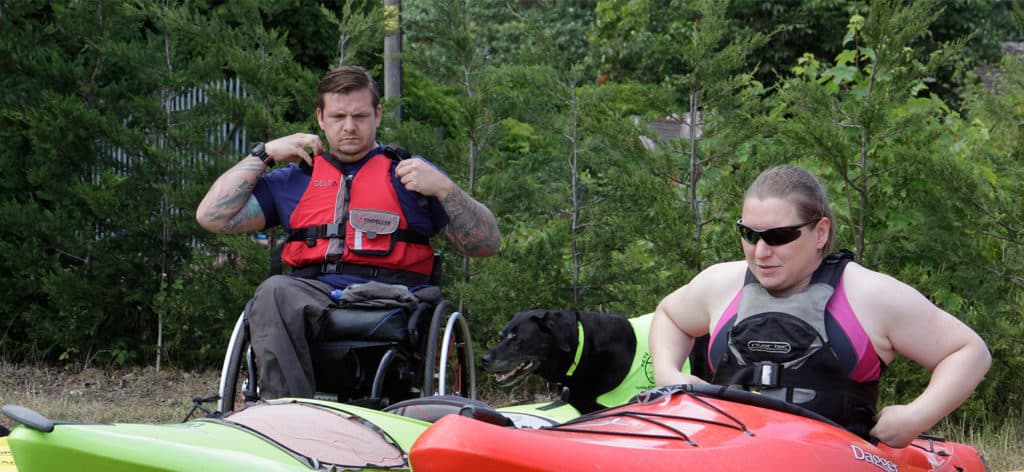 paddling with a disability