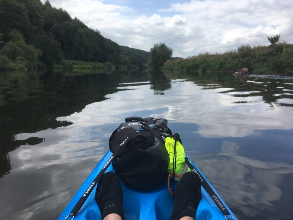 Sit on top paddling for the August Paddle Challenge