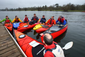 People canoeing and kayaking