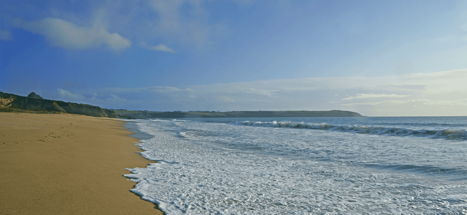 Carlyon Bay is near St Austell on the south coast of Cornwall. 