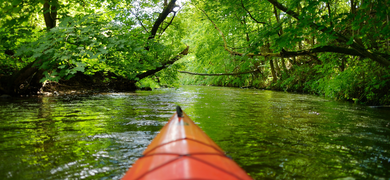 kayaking during fish spawning season