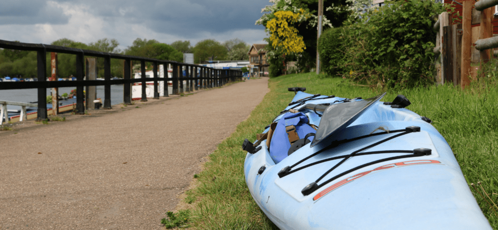 kayak canalside