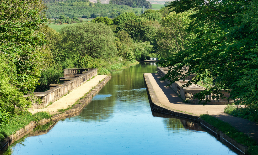 lune aqueduct canal paddle trail