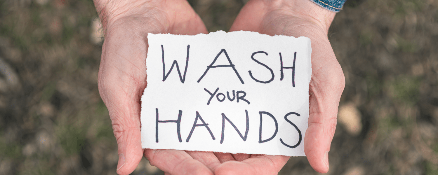 wash hands after paddling