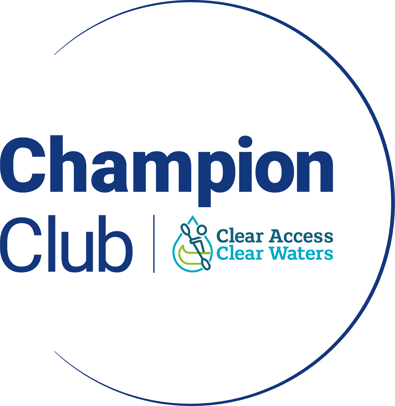 Champion Club Clear Access Clear Waters Logo