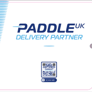 Paddle UK Delivery Partner Plaque