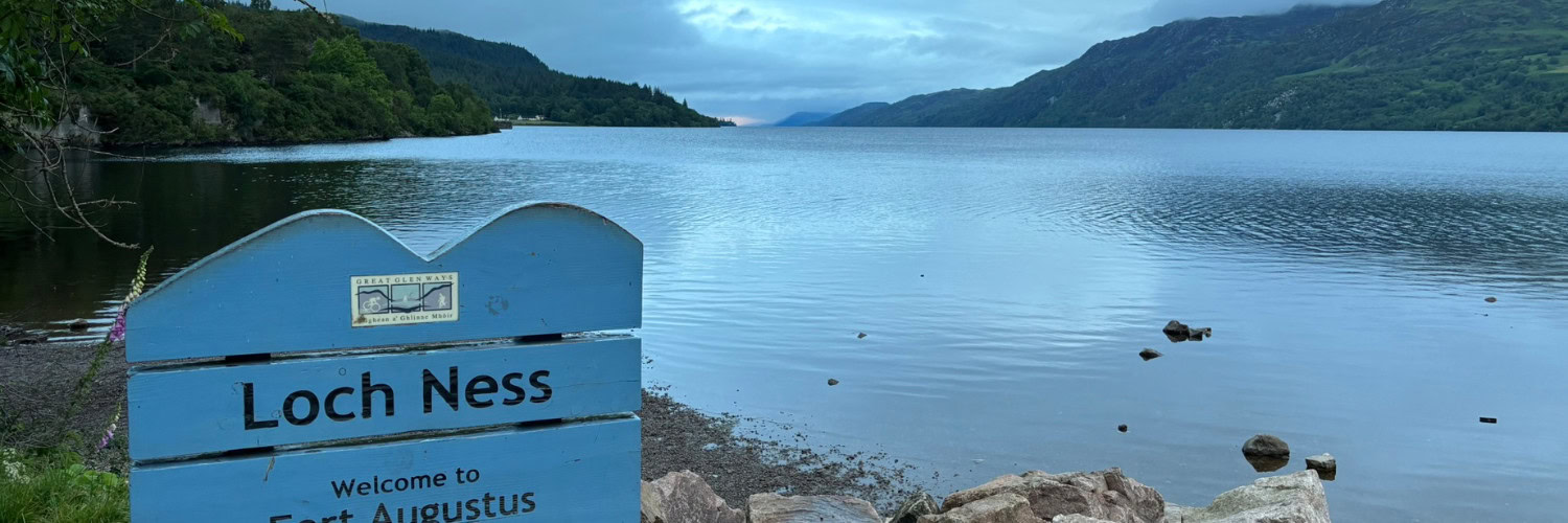 view over loch ness