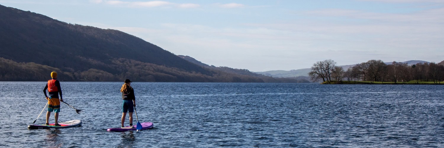 paddleboarding